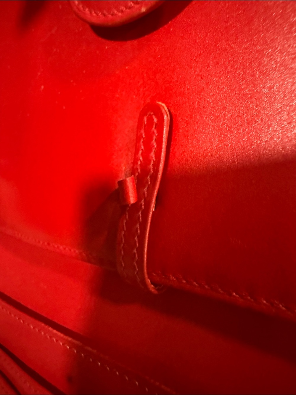 Vintage Gucci Red Leather GG Continental Wallet Clutch Kiss Lock Made in Italy - Picture 13 of 14